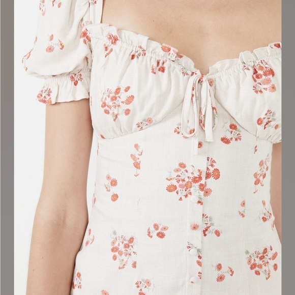 BARDOT Lucinta Floral Ruffles Mini Dress Sz 6 - Picture 8 of 12